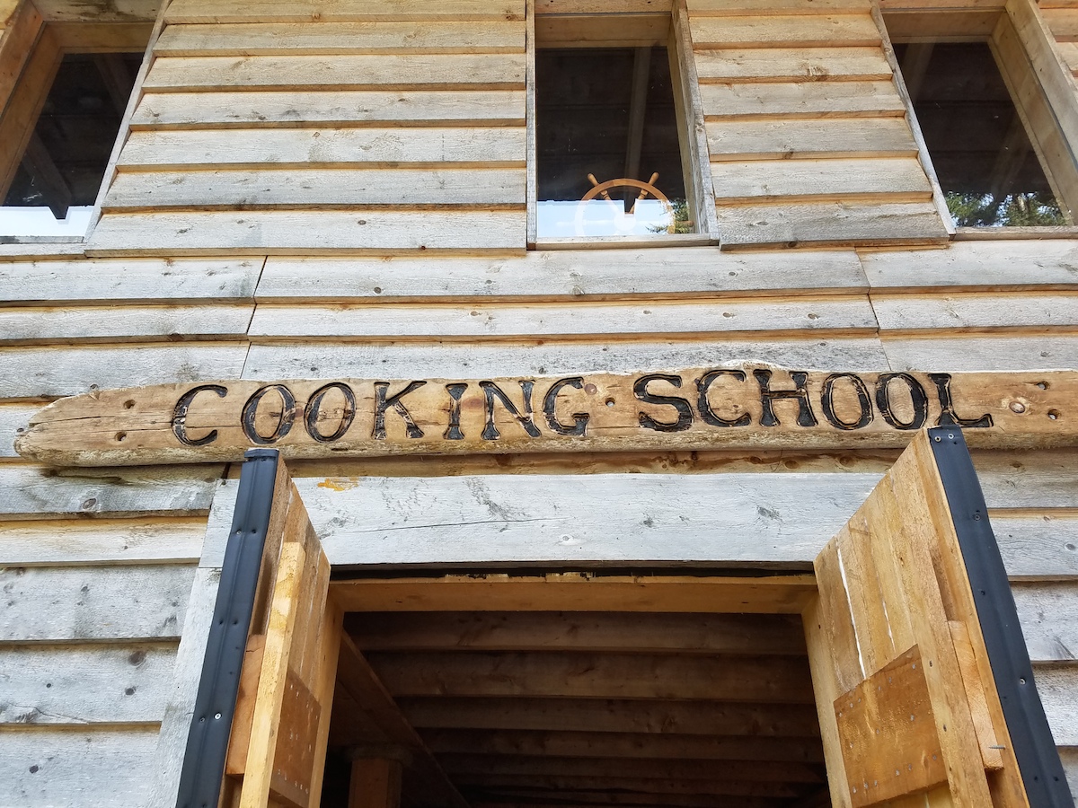 The cooking school at Alaska's Tutka Bay Lodge